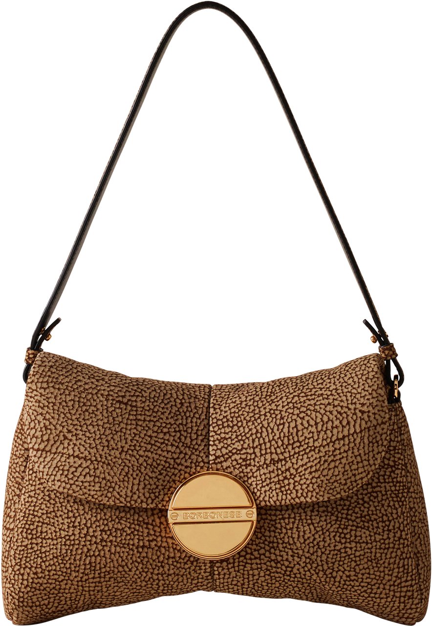 Borbonese COQUETTE MEDIUM CROSSBODY BAG Bruin
