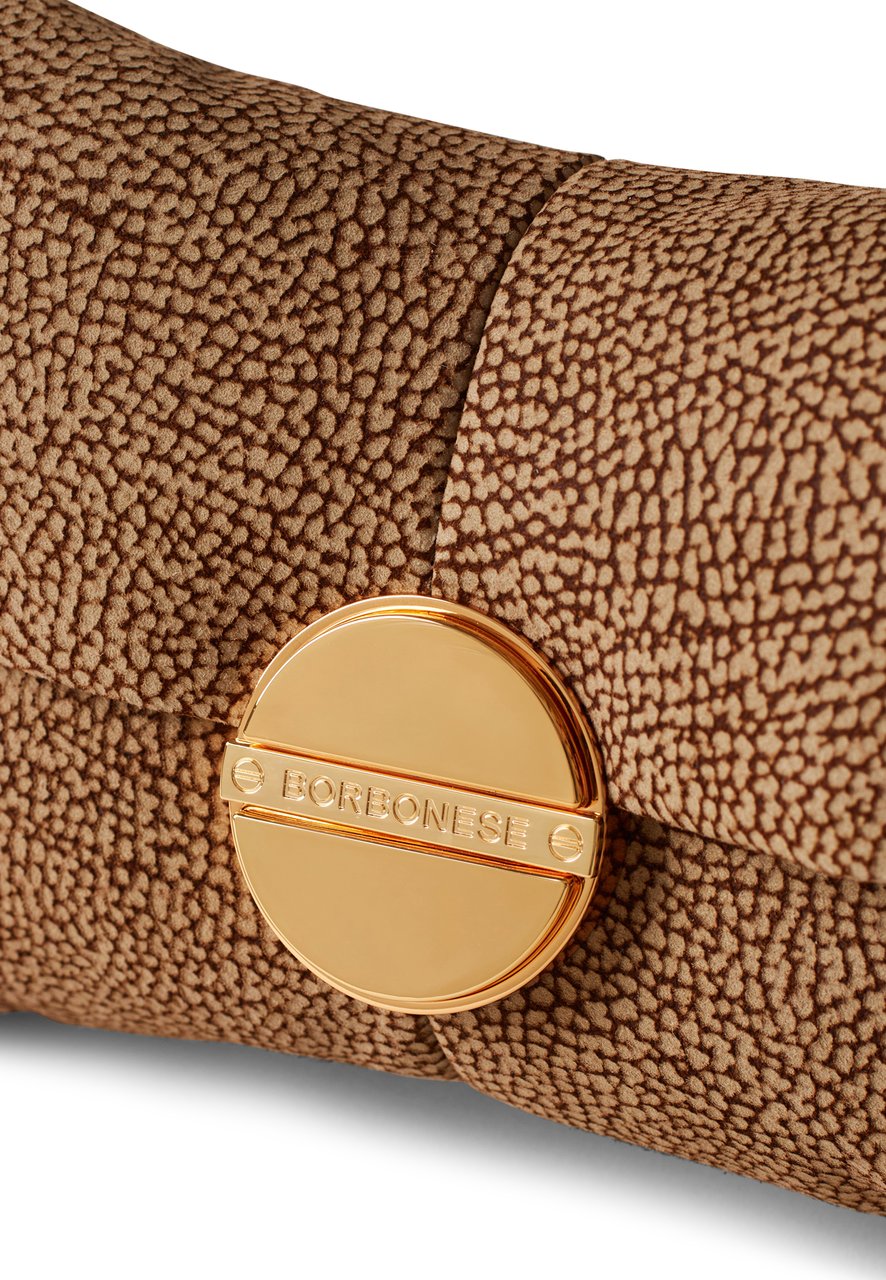 Borbonese COQUETTE MEDIUM CROSSBODY BAG Bruin