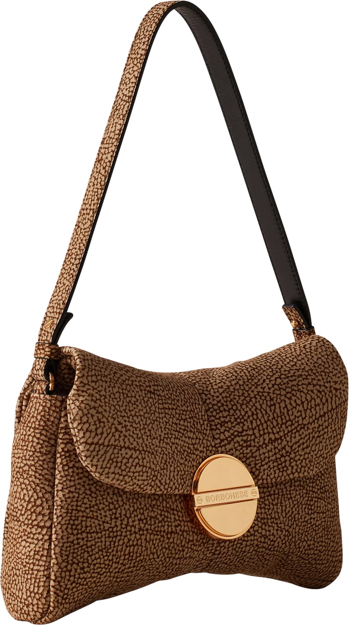 Borbonese COQUETTE MEDIUM CROSSBODY BAG Bruin