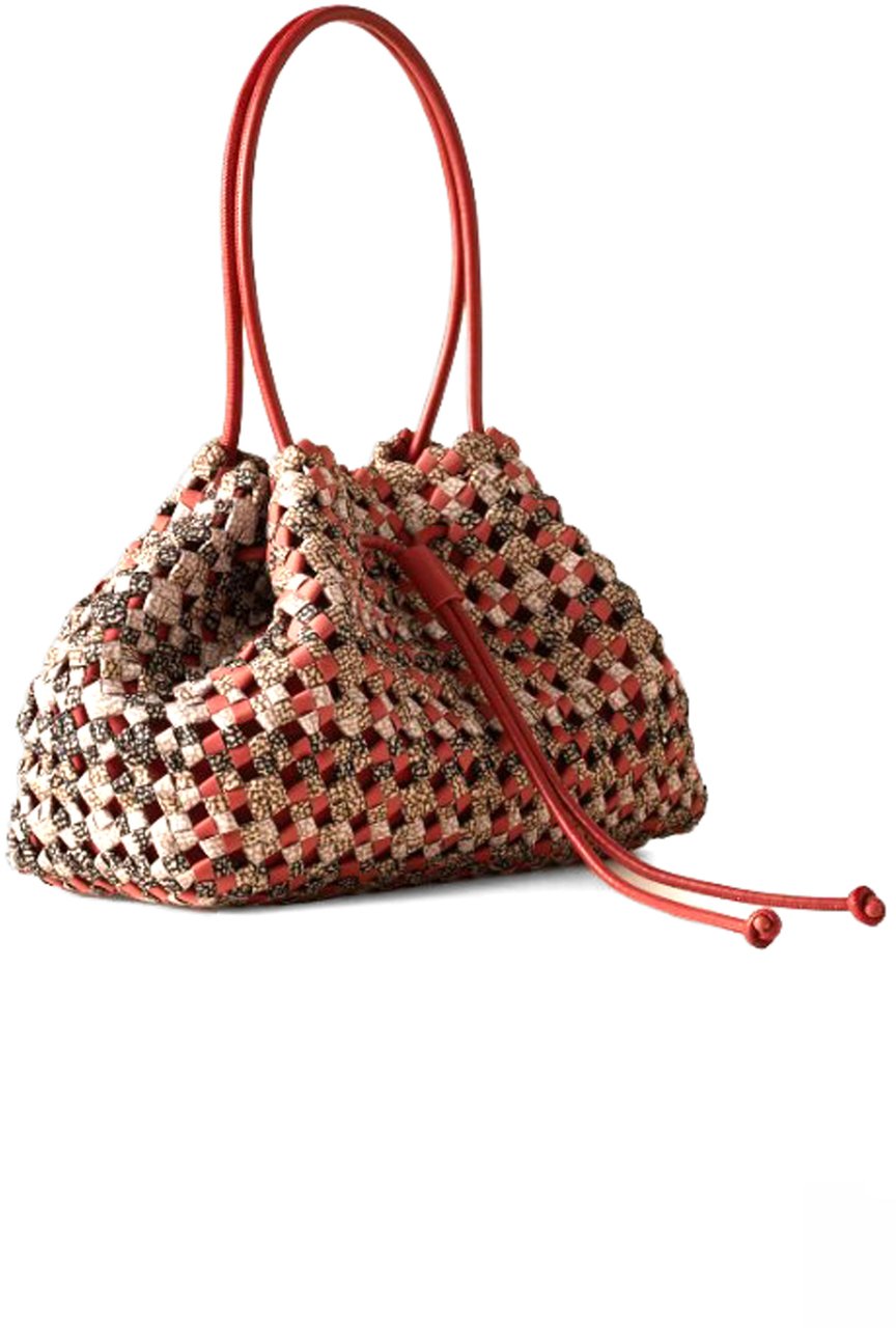 Borbonese Bags Red Papaya Rood