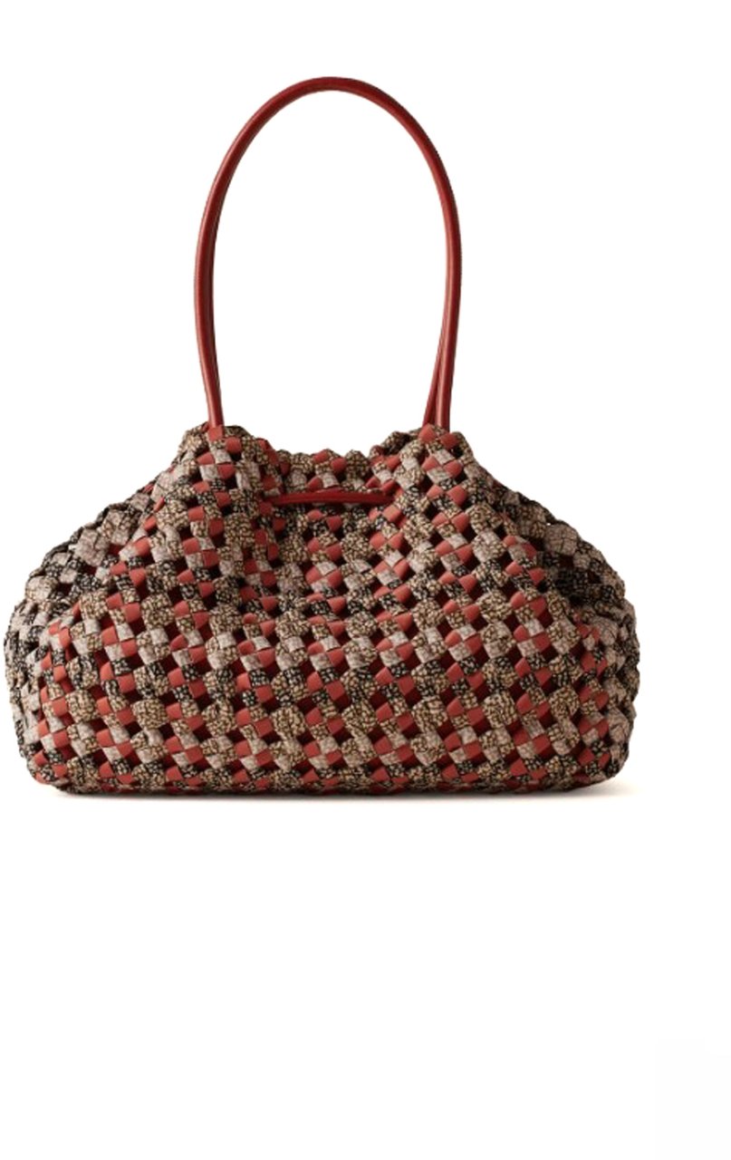 Borbonese Bags Red Papaya Rood