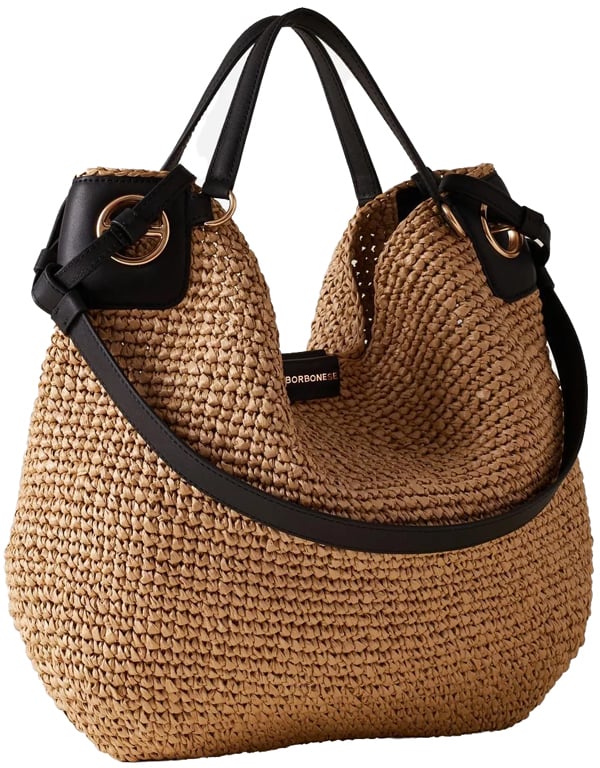 Borbonese Bags Nero Beige