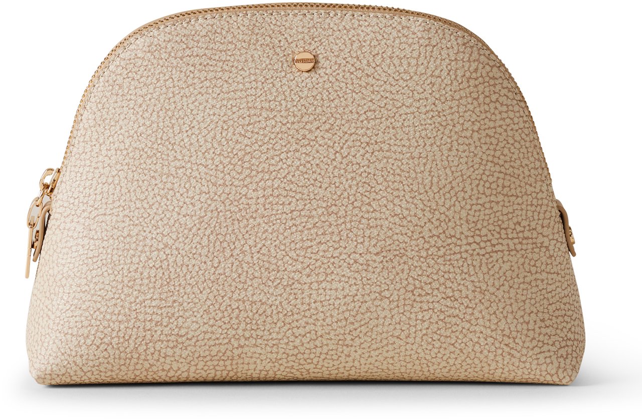 Borbonese POUCH LARGE Beige