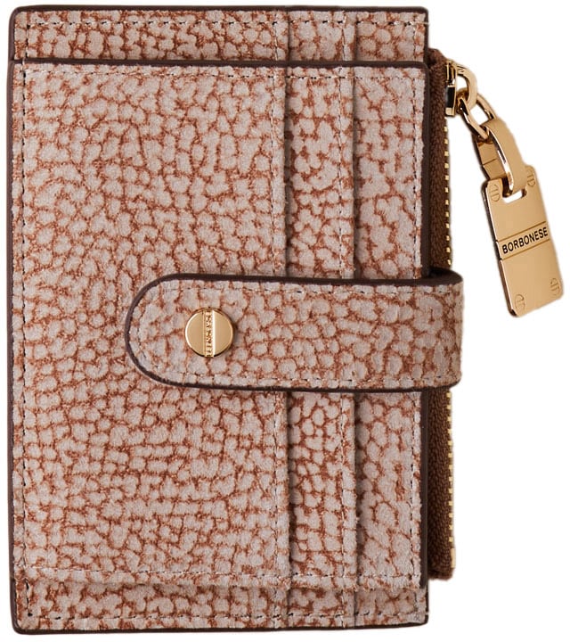 Borbonese CREDIT CARD HOLDER Beige