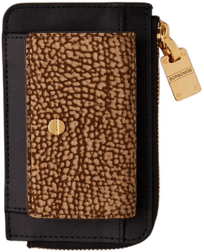 Borbonese KEYCHAIN COIN HOLDER Zwart