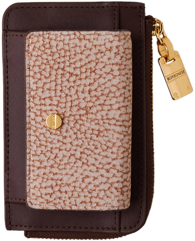 Borbonese KEYCHAIN COIN HOLDER Maroon