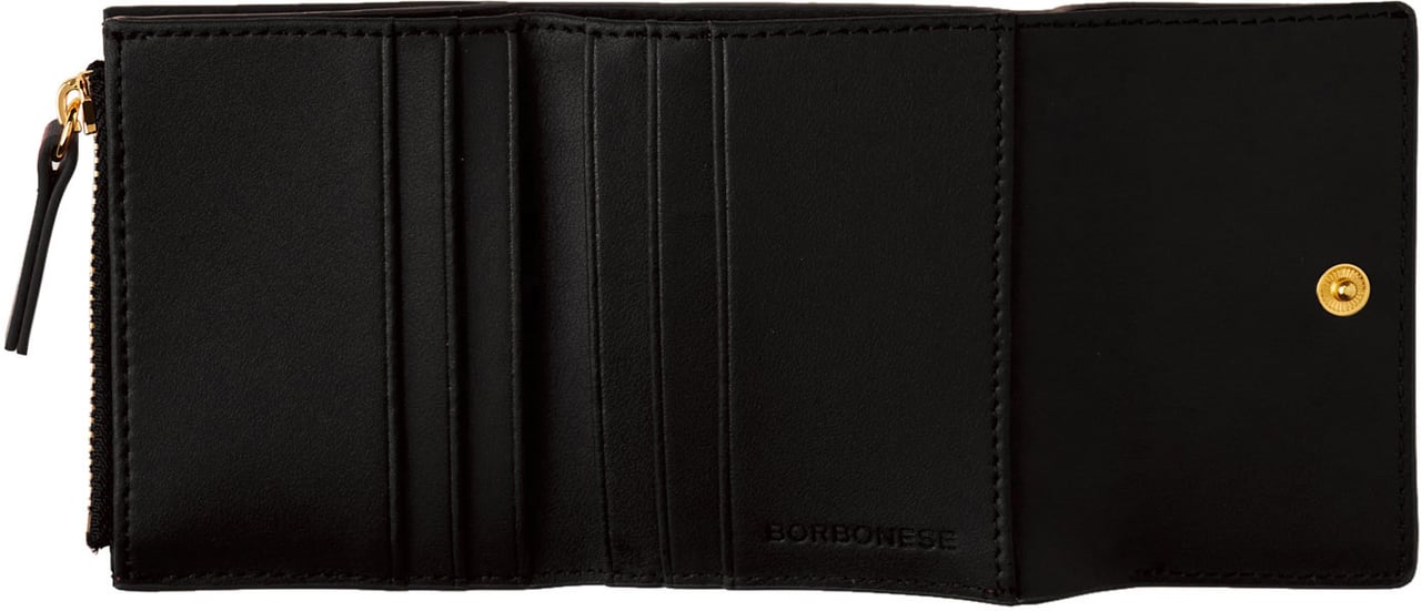 Borbonese MINI WALLET Zwart
