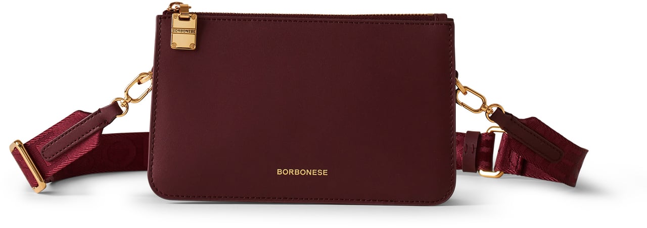Borbonese MINI BAG Rood