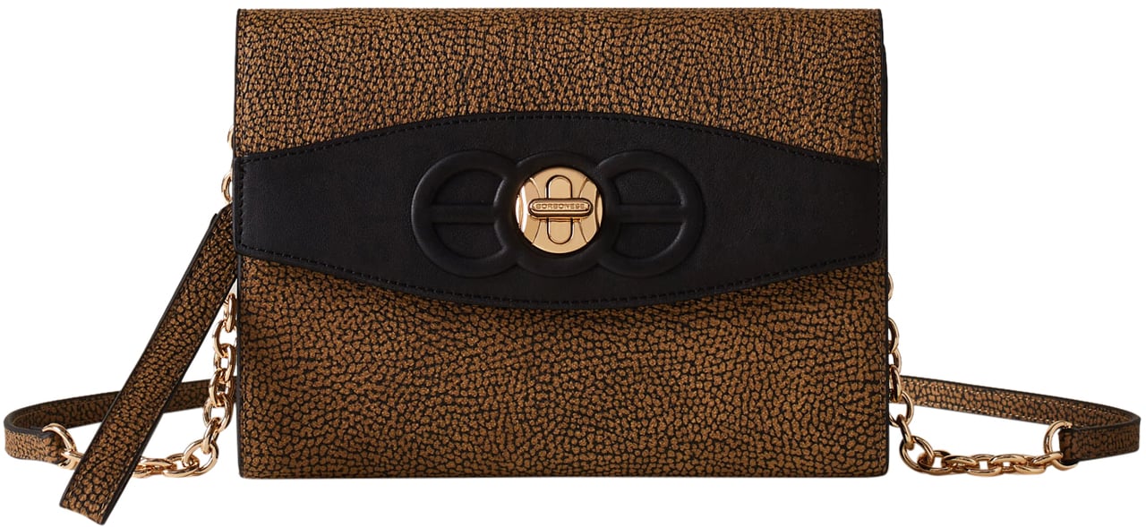 Borbonese MOONLIGHT MINI BAG Bruin