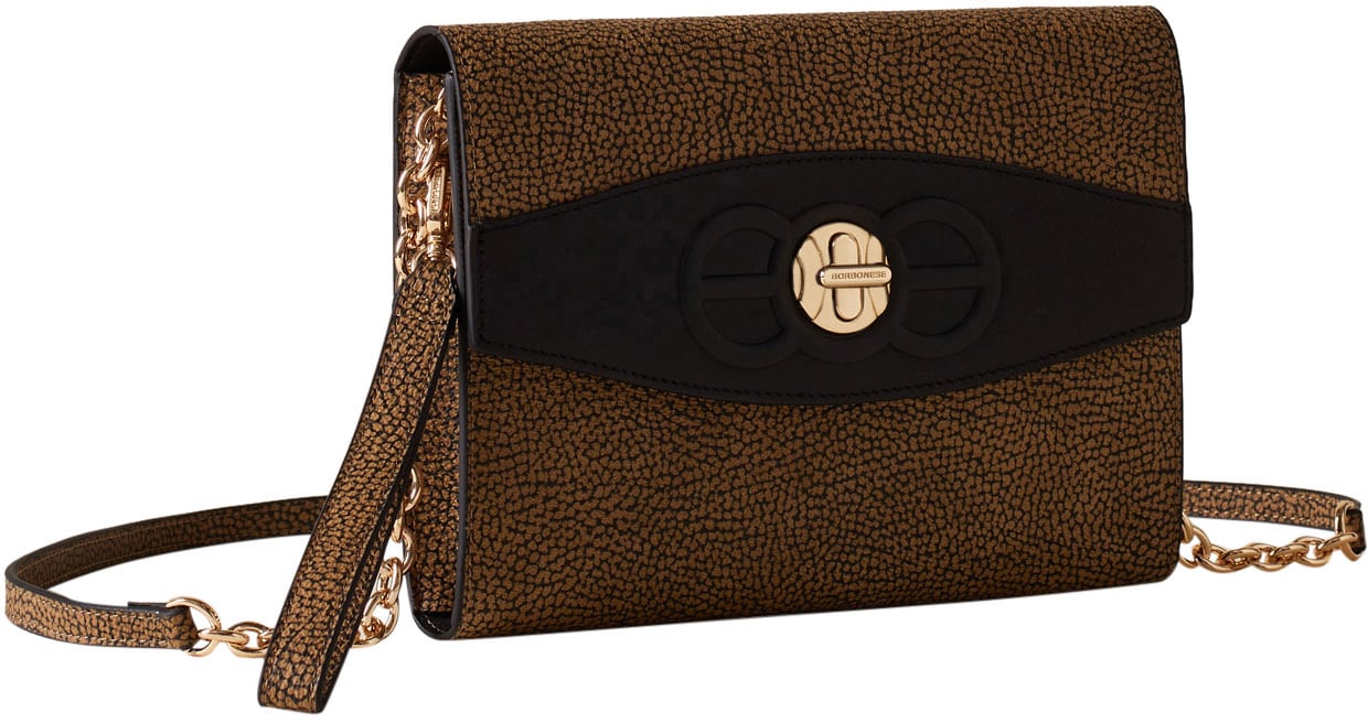 Borbonese MOONLIGHT MINI BAG Bruin
