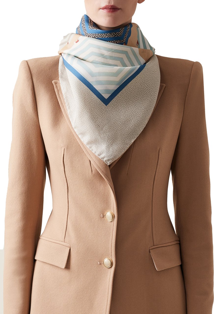 Borbonese SCARF 90X90 Beige