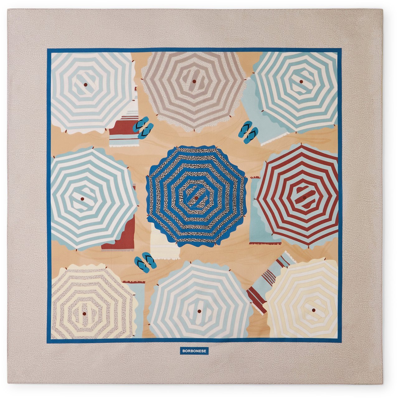 Borbonese SCARF 90X90 Beige