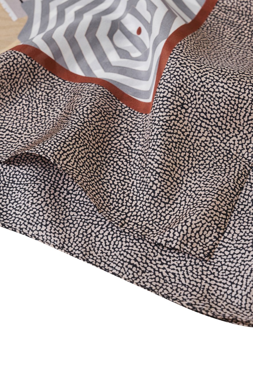 Borbonese SCARF 90X90 Bruin