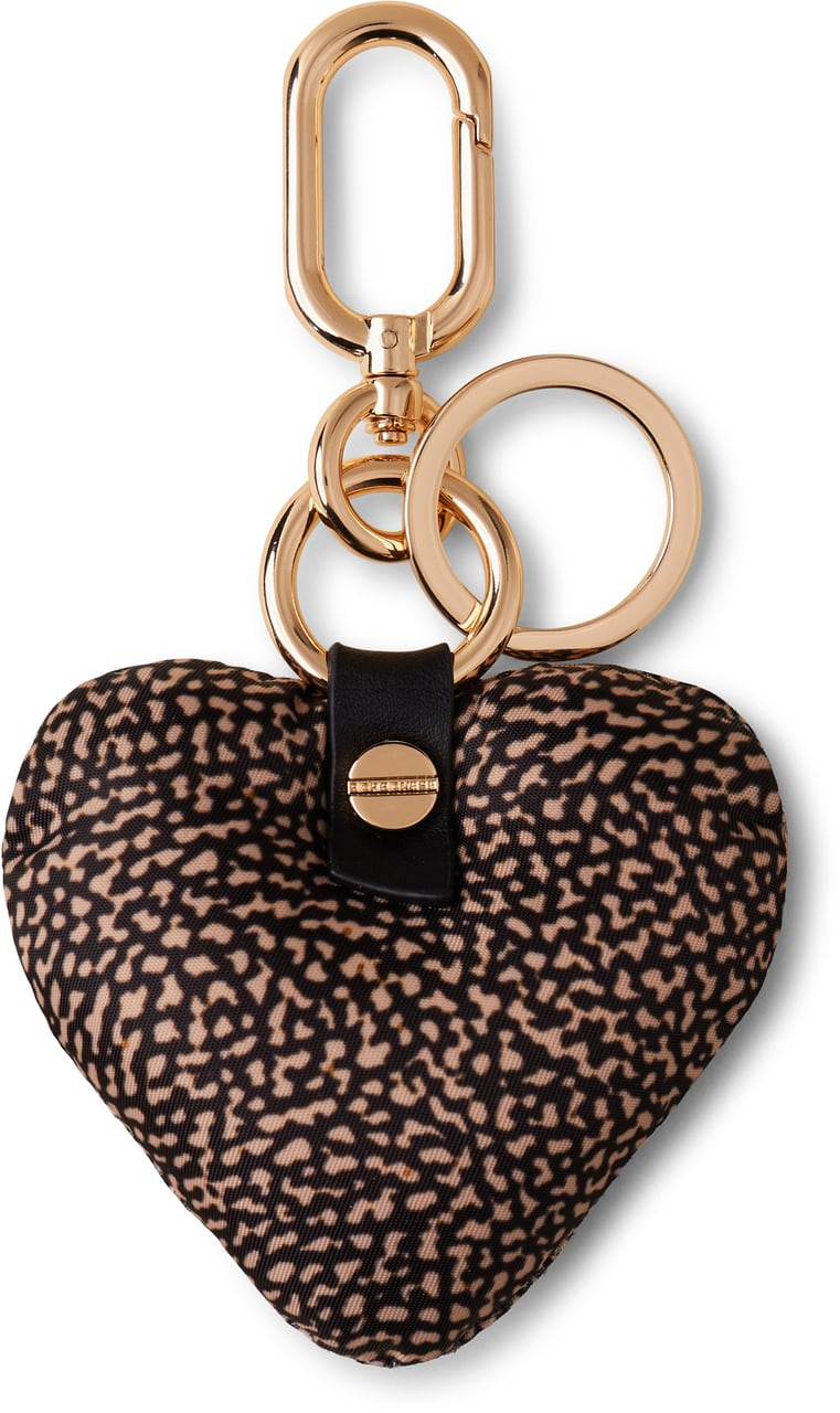 Borbonese HEART KEYCHAIN Bruin