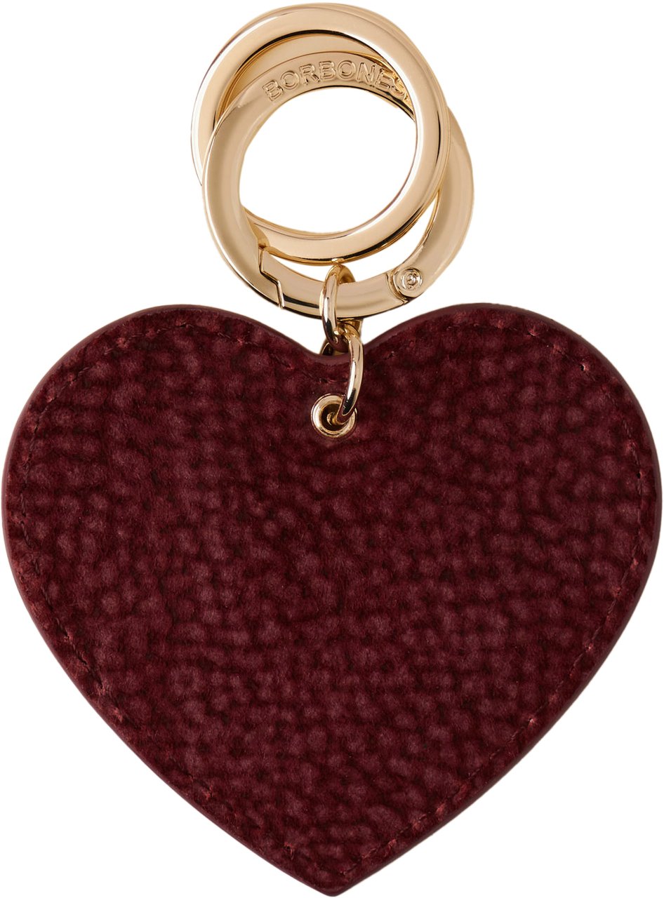 Borbonese HEART KEYCHAIN Rood