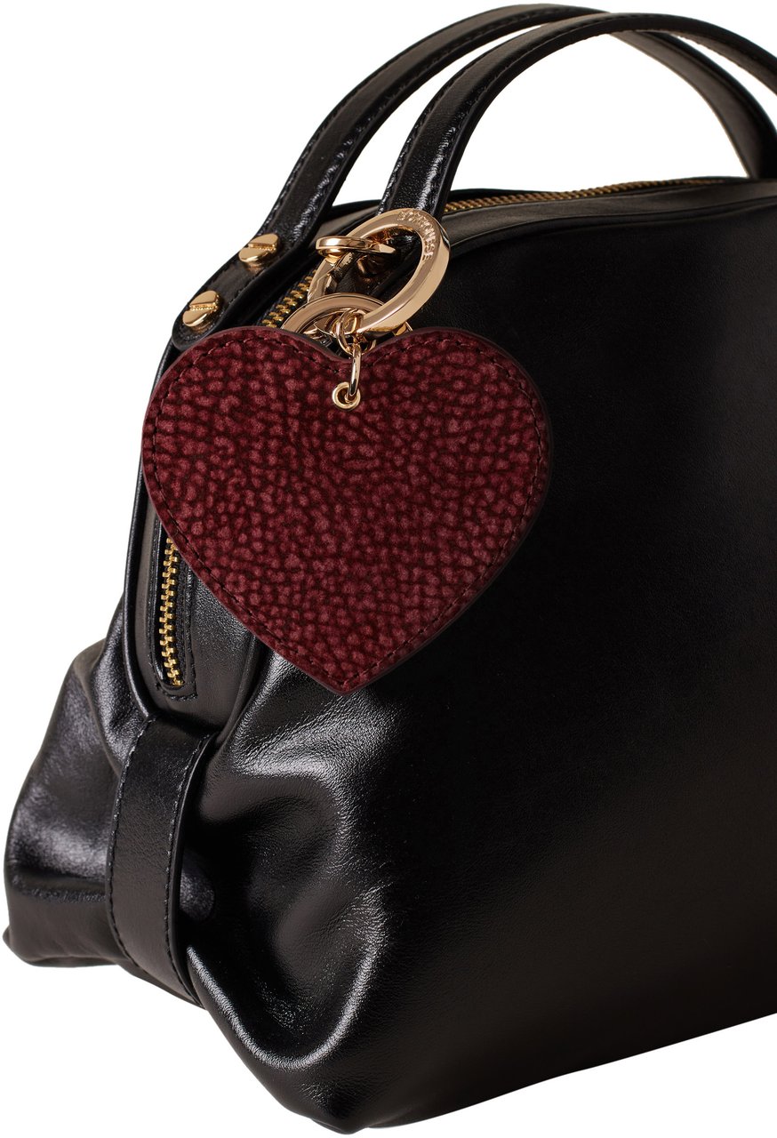 Borbonese HEART KEYCHAIN Rood