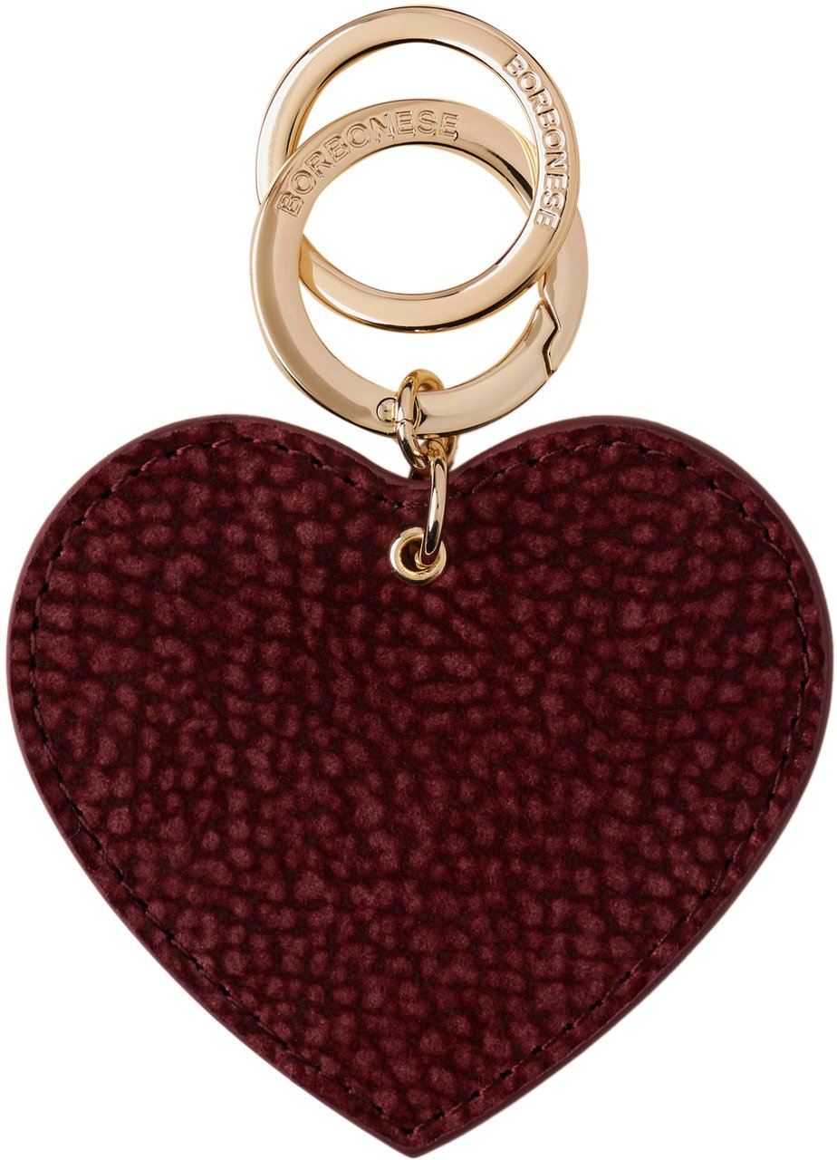 Borbonese HEART KEYCHAIN Rood