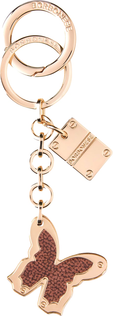 Borbonese BUTTERFLY KEYRING Goud