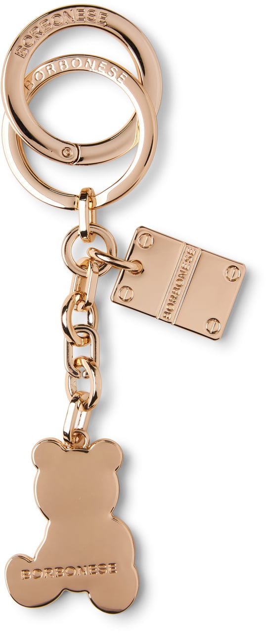 Borbonese BEAR KEYRING Goud