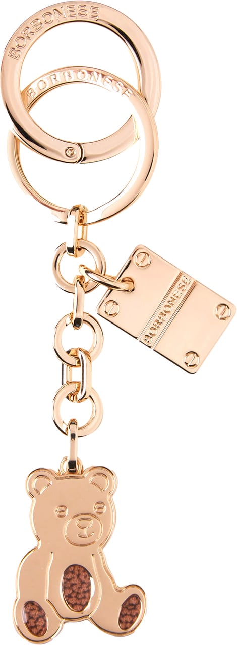 Borbonese BEAR KEYRING Goud