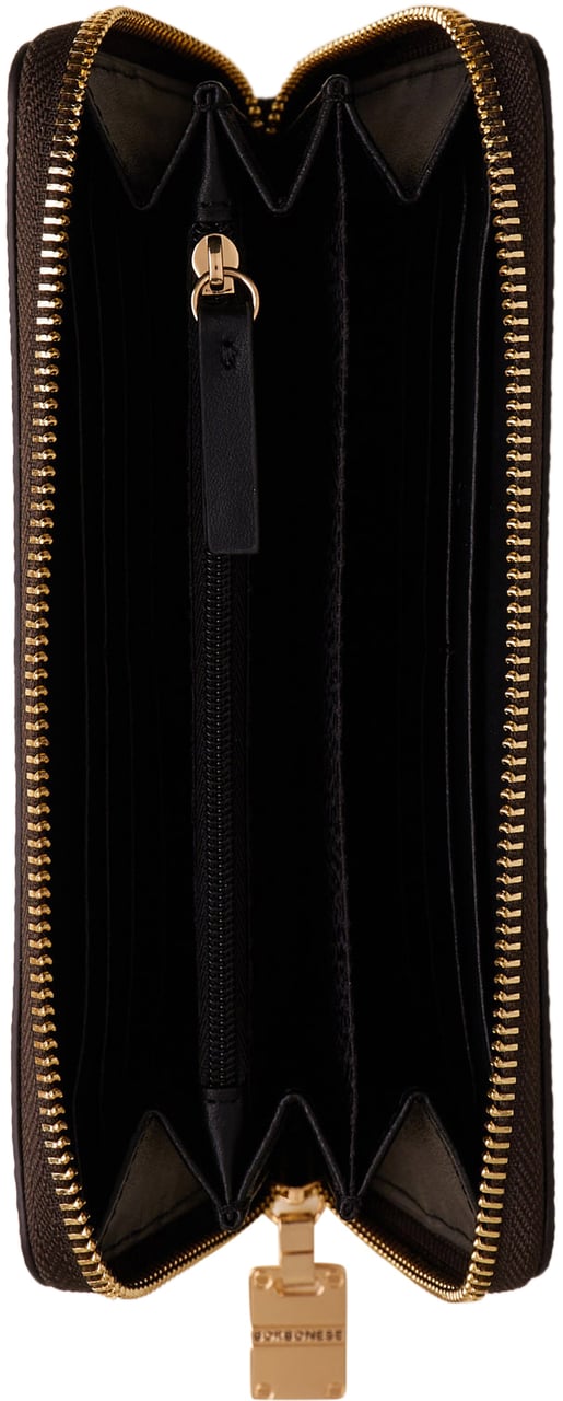 Borbonese LARGE ZIP-AROUND WALLET Bruin