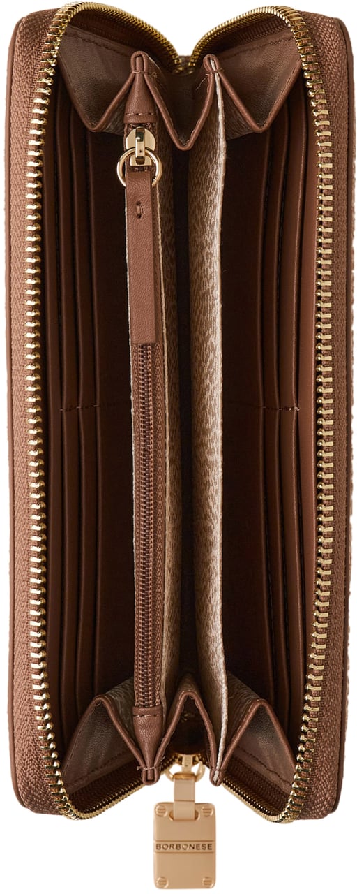 Borbonese LARGE WALLET Beige