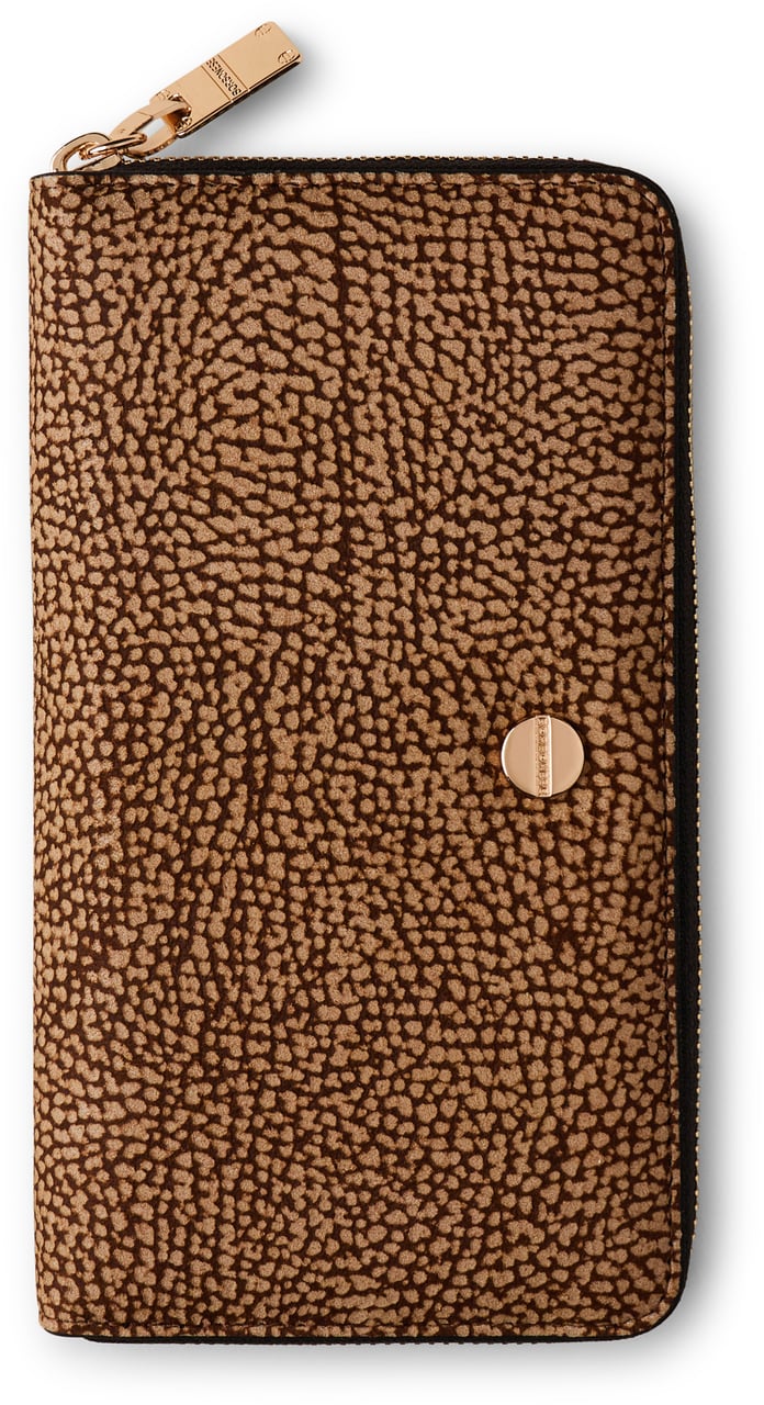 Borbonese LARGE WALLET Bruin