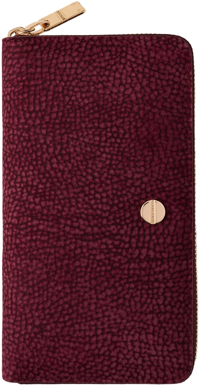 Borbonese LARGE WALLET Rood