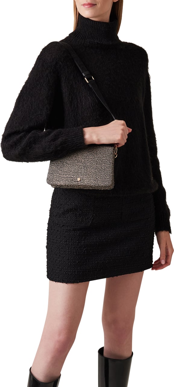 Borbonese CROSSBODY MINI Zwart