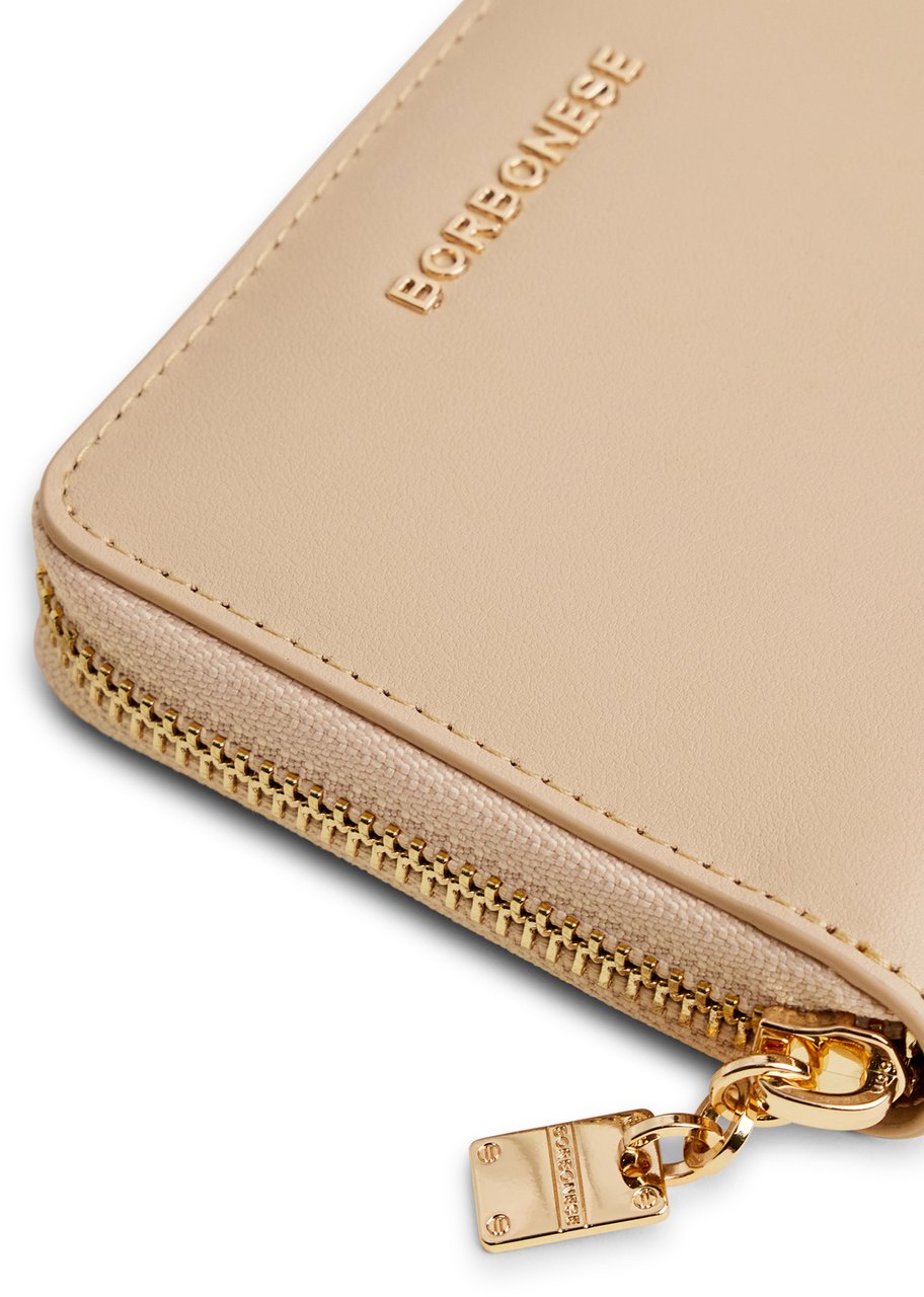 Borbonese LETTERING WALLET MEDIUM Beige