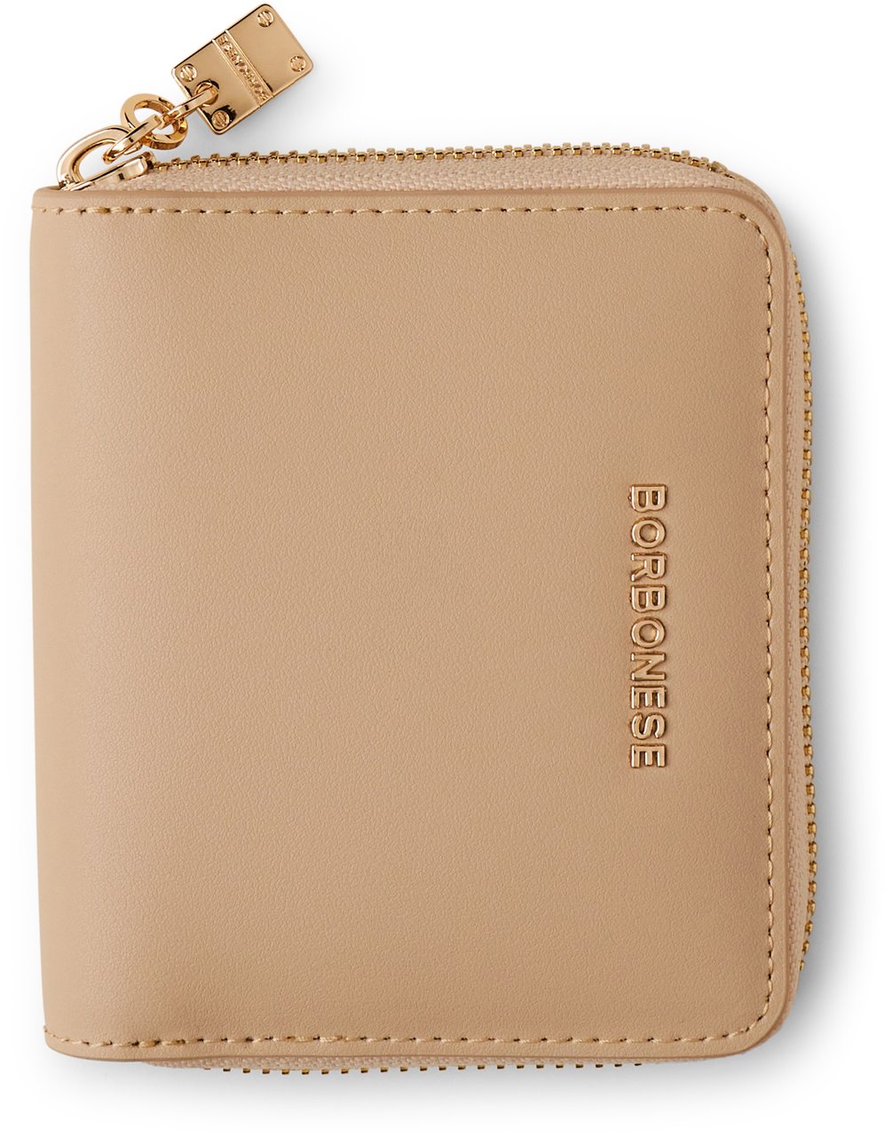 Borbonese LETTERING WALLET MEDIUM Beige