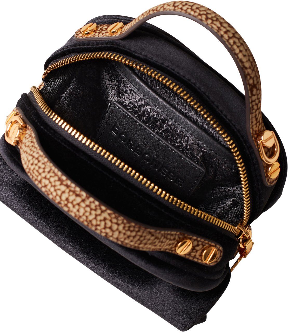 Borbonese MINI BAULETTO BAG Zwart
