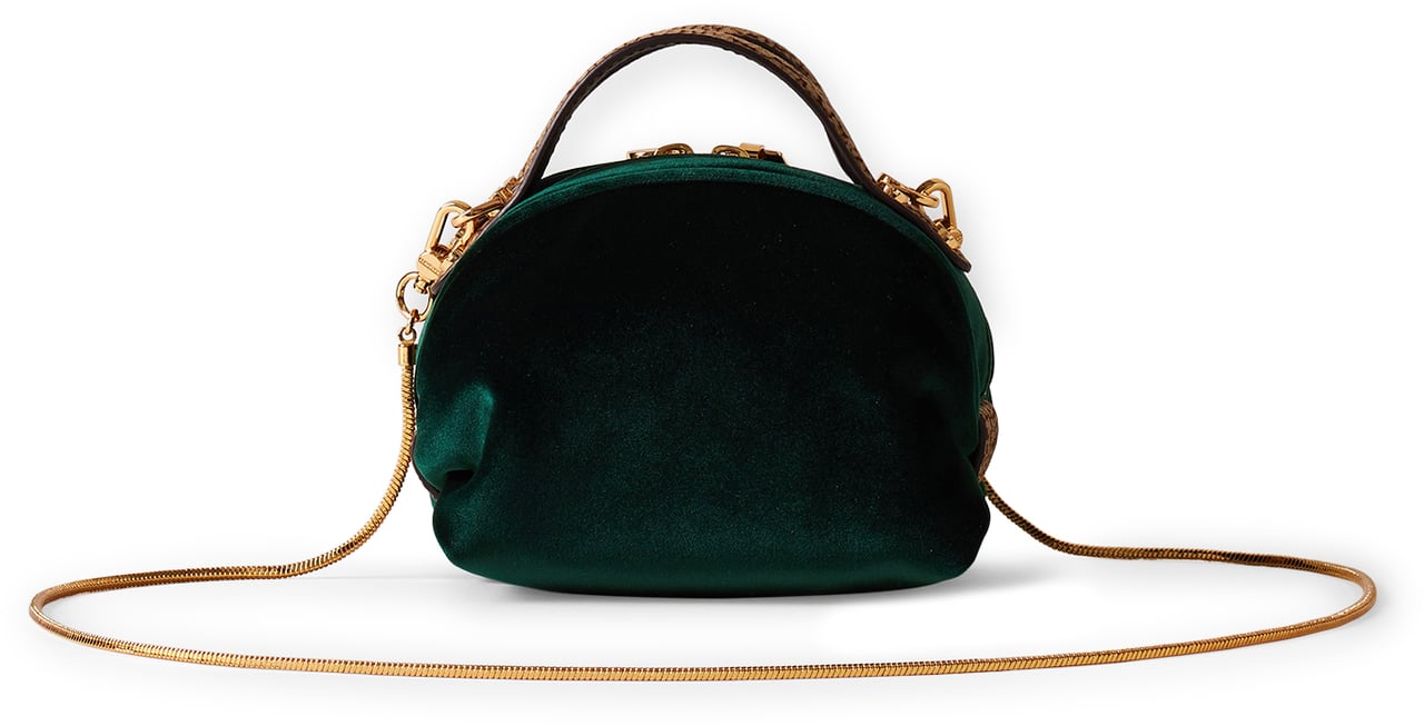 Borbonese MINI BAULETTO BAG Groen