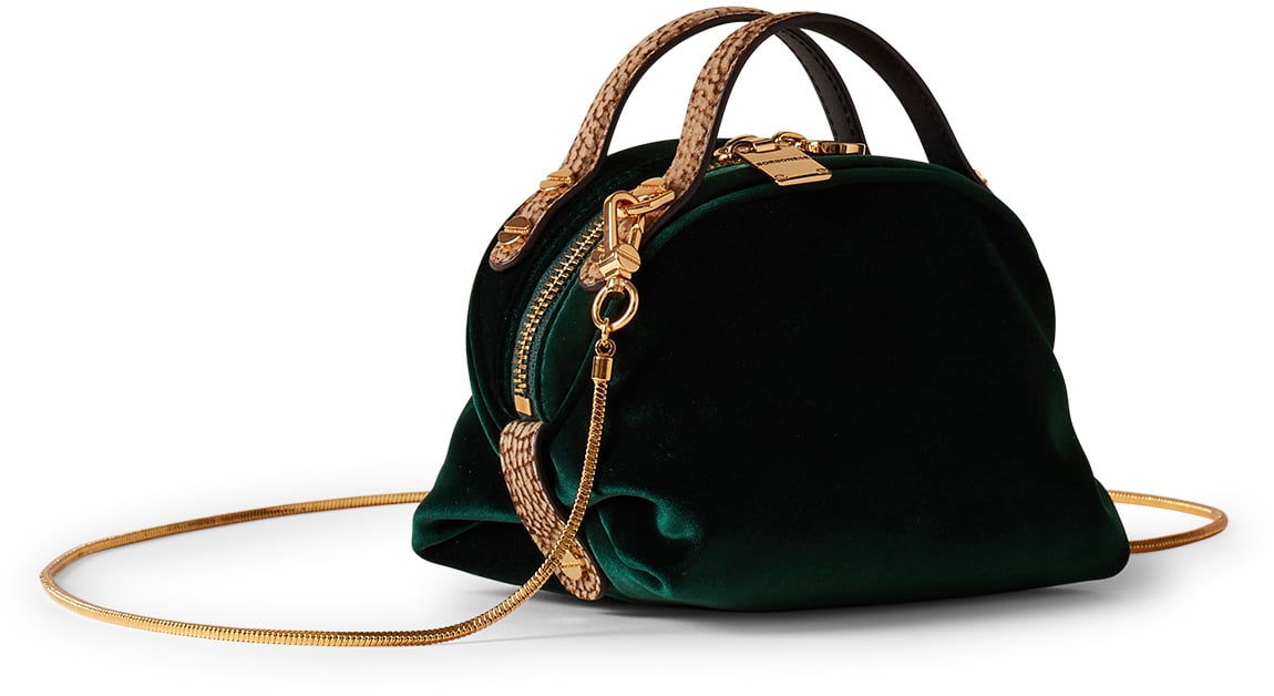 Borbonese MINI BAULETTO BAG Groen