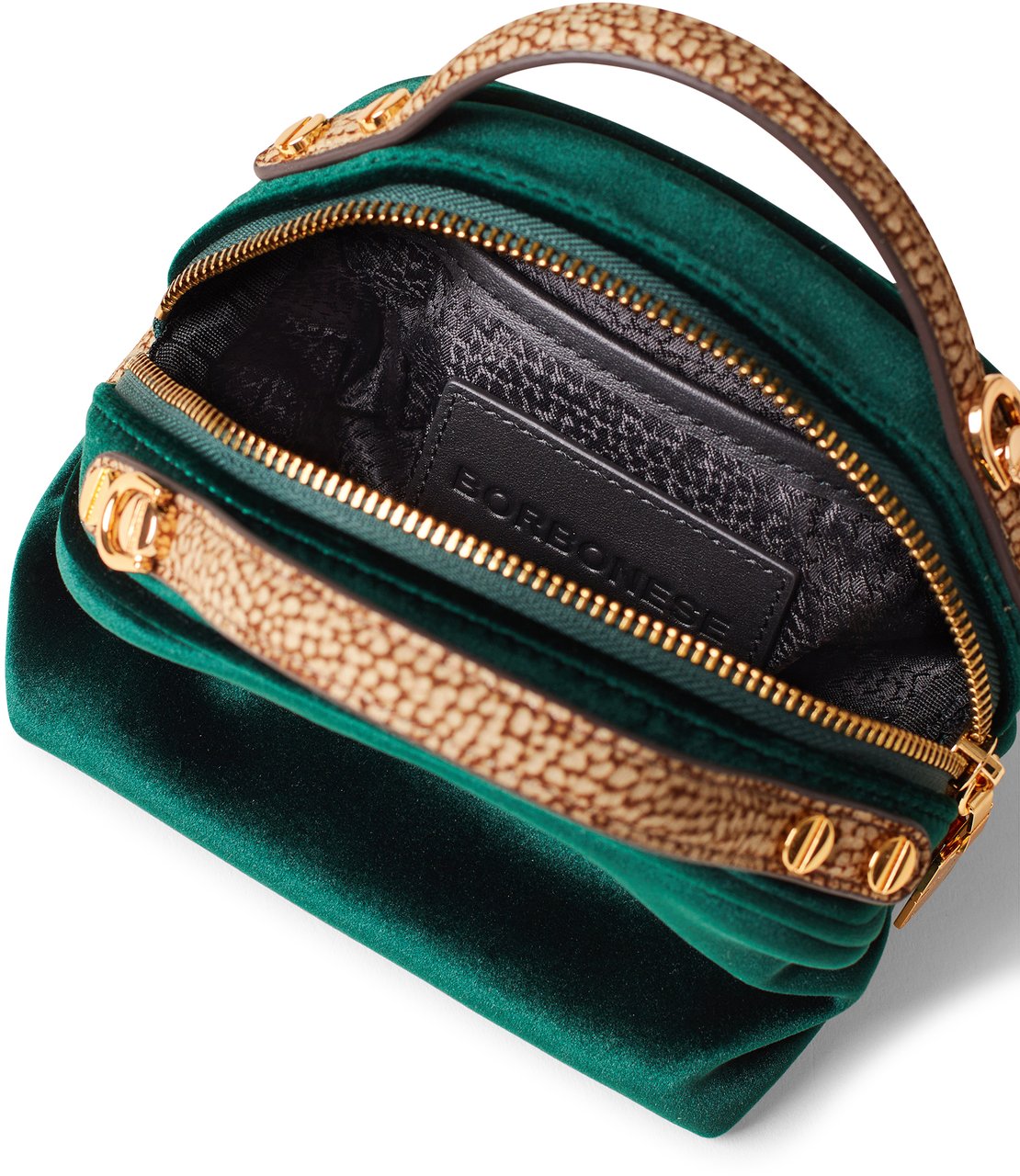Borbonese MINI BAULETTO BAG Groen