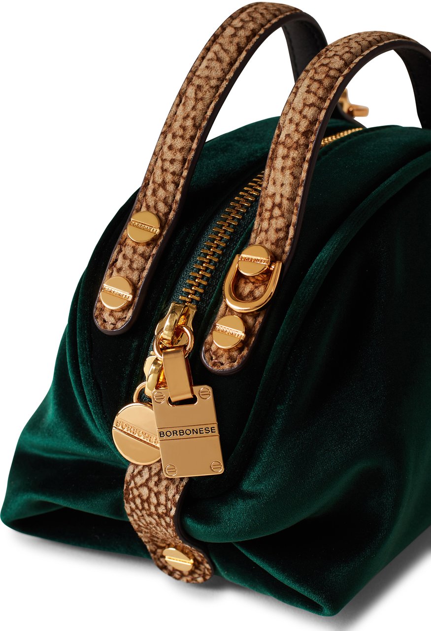 Borbonese MINI BAULETTO BAG Groen