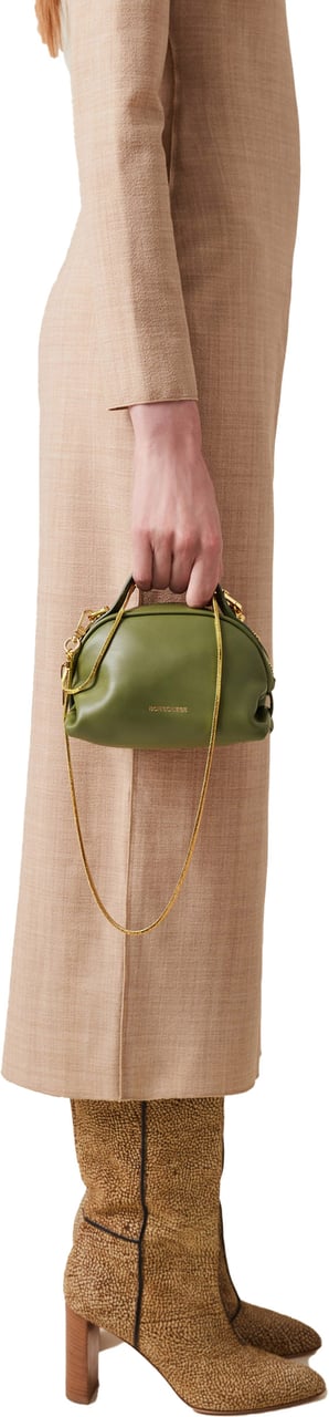 Borbonese MINI BAULETTO BAG Groen