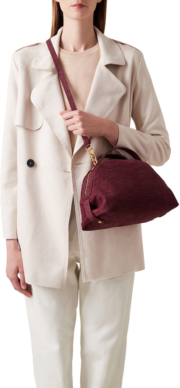 Borbonese SMALL DUFFLE BAG Rood
