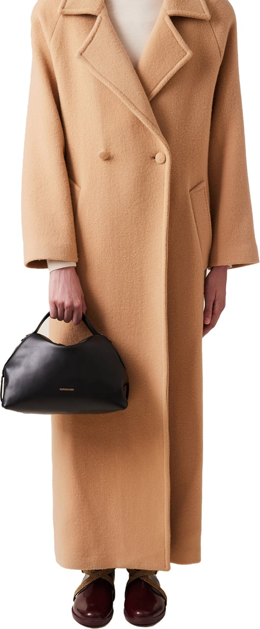 Borbonese SMALL BAULETTO BAG Zwart