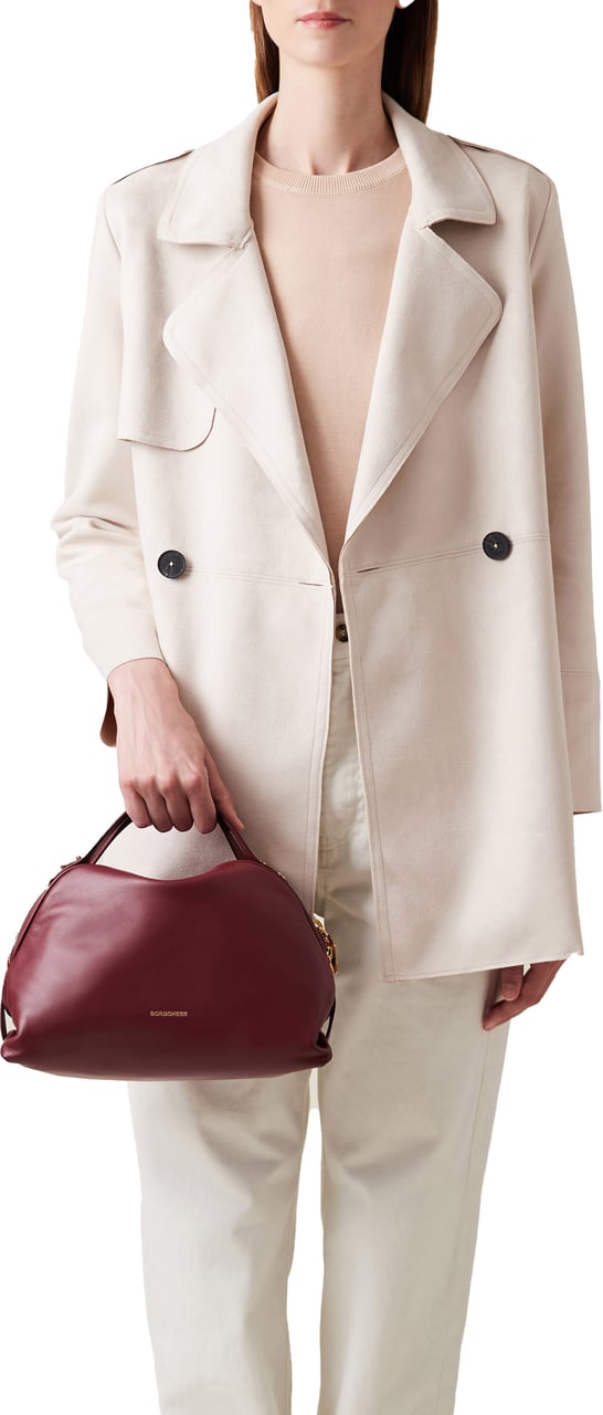 Borbonese SMALL BAULETTO BAG Rood