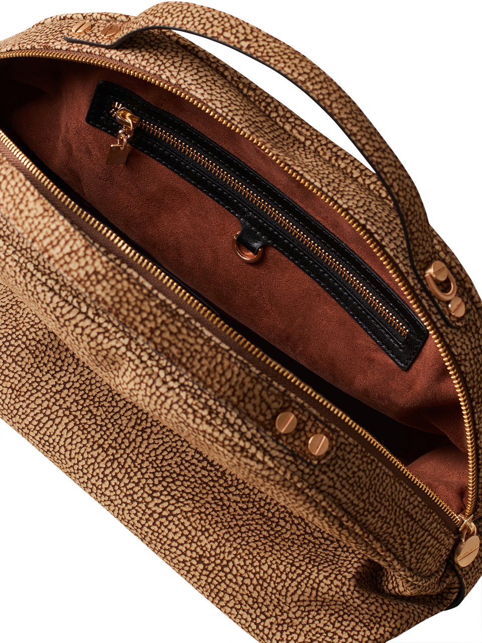 Borbonese MEDIUM DUFFLE BAG Bruin