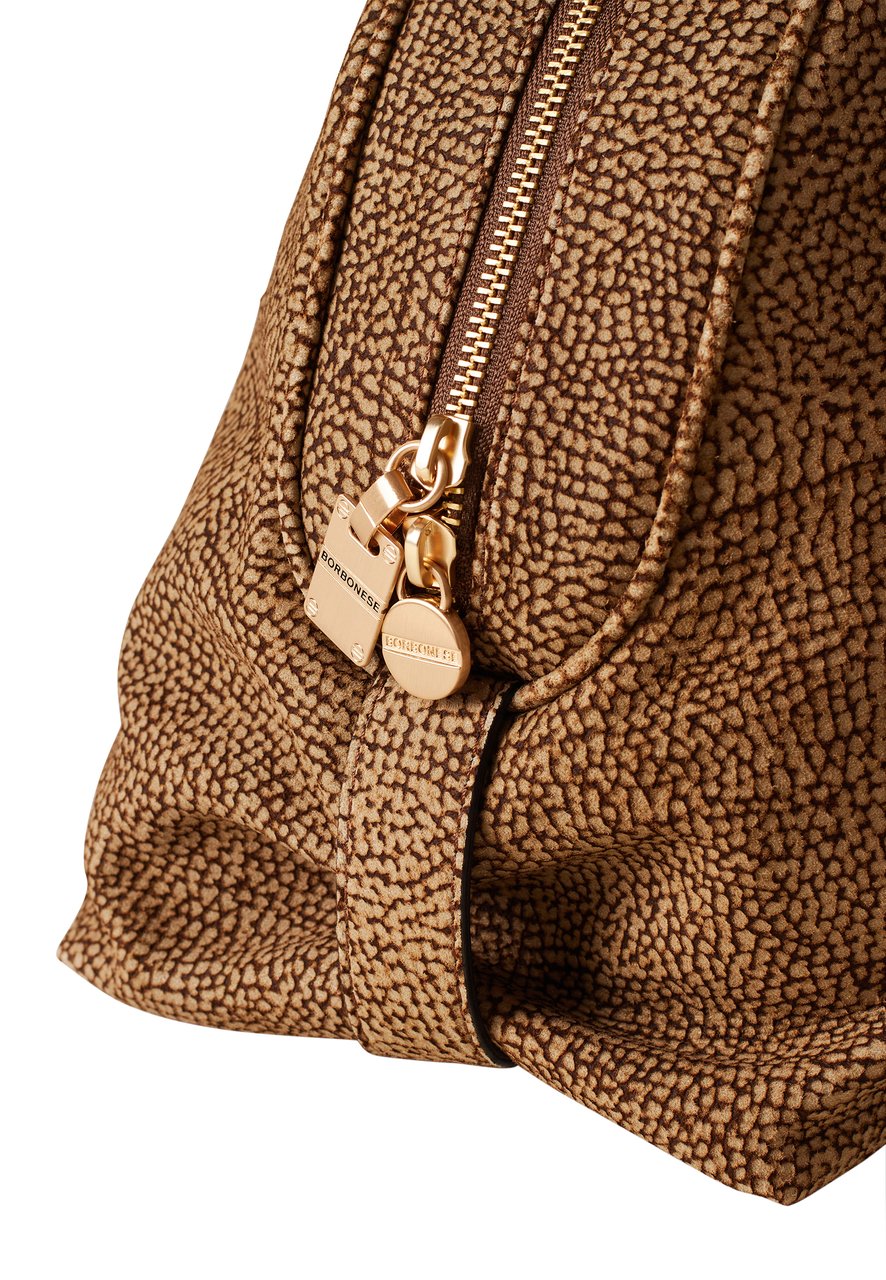 Borbonese MEDIUM DUFFLE BAG Bruin