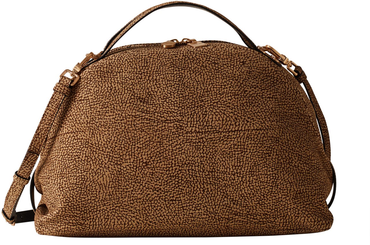 Borbonese MEDIUM DUFFLE BAG Bruin
