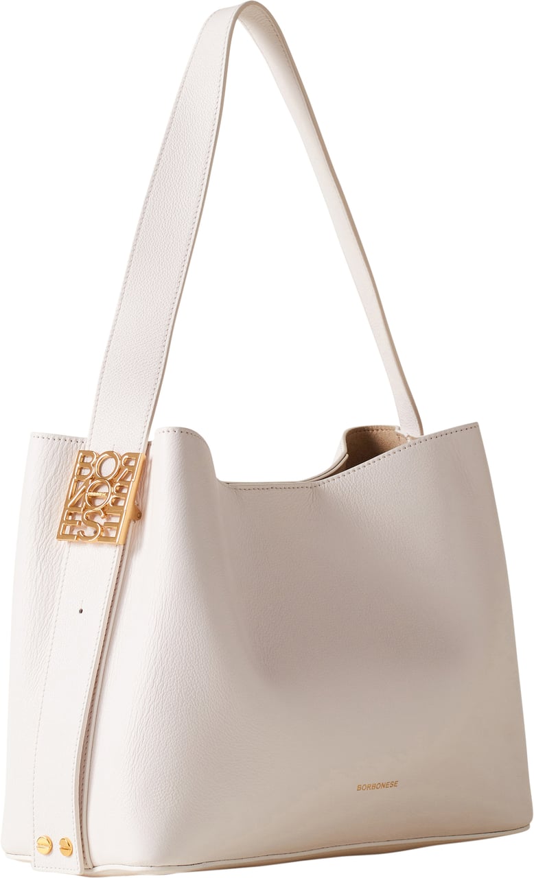 Borbonese NUEVE BUCKET MEDIUM Wit