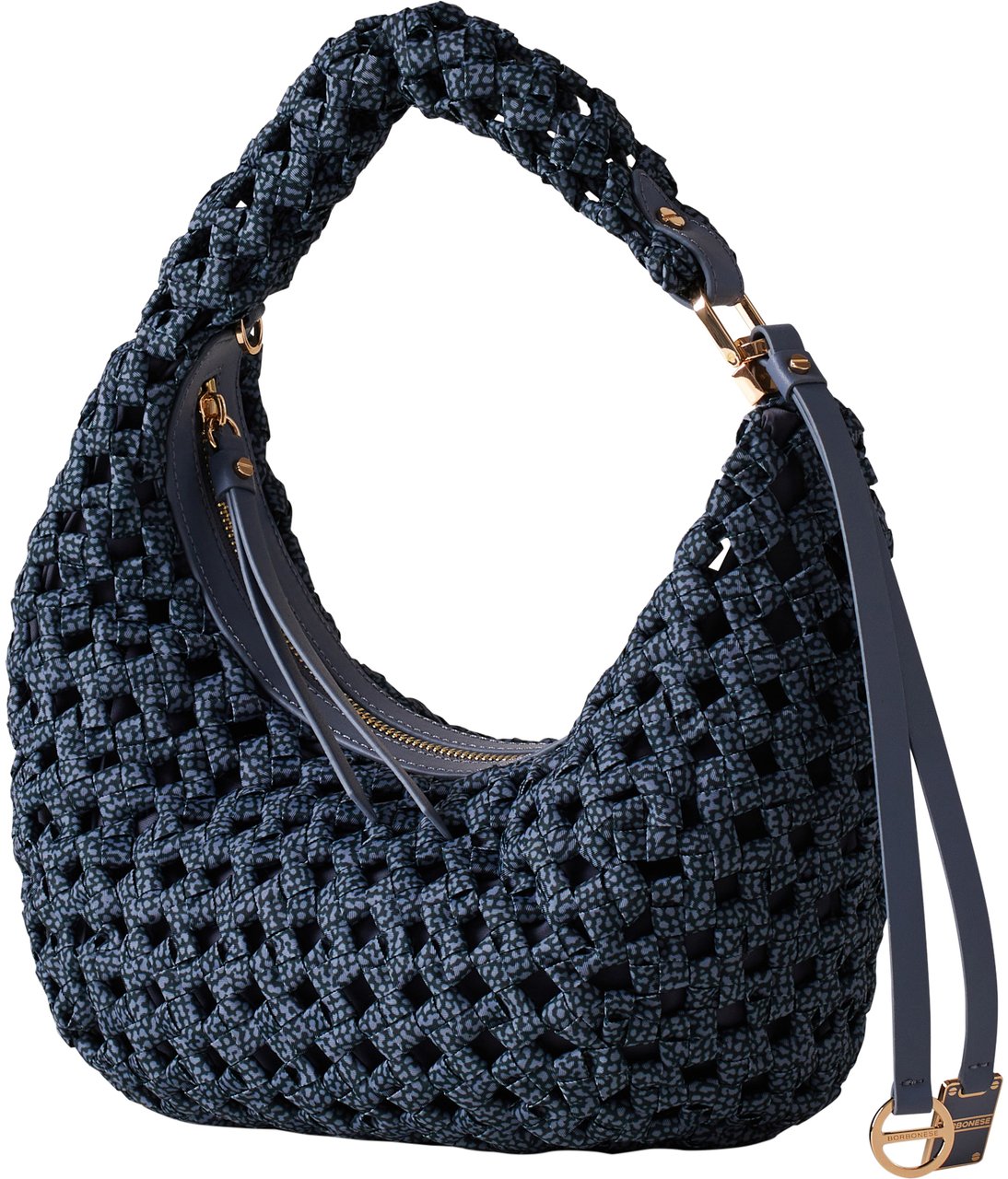 Borbonese LA NIDO HOBO MINI Blauw