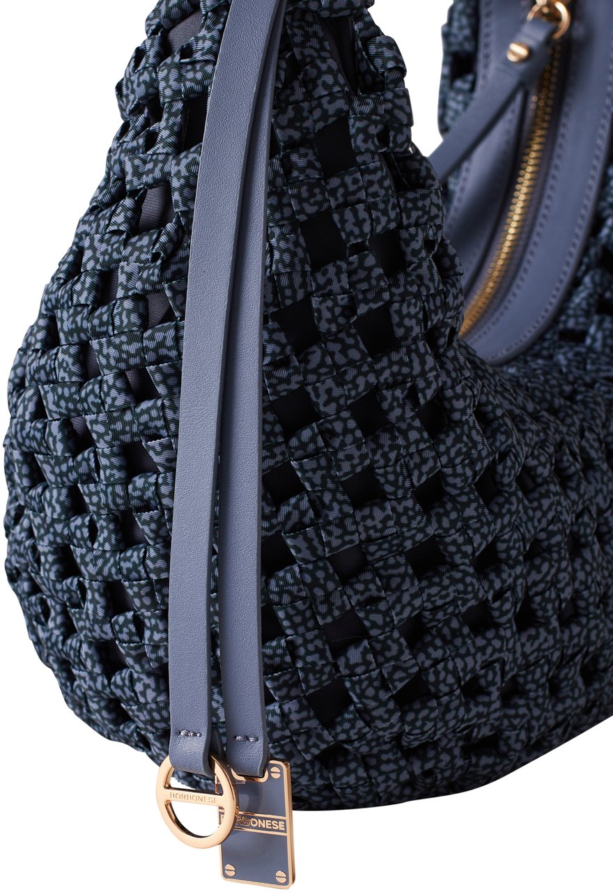 Borbonese LA NIDO HOBO MINI Blauw
