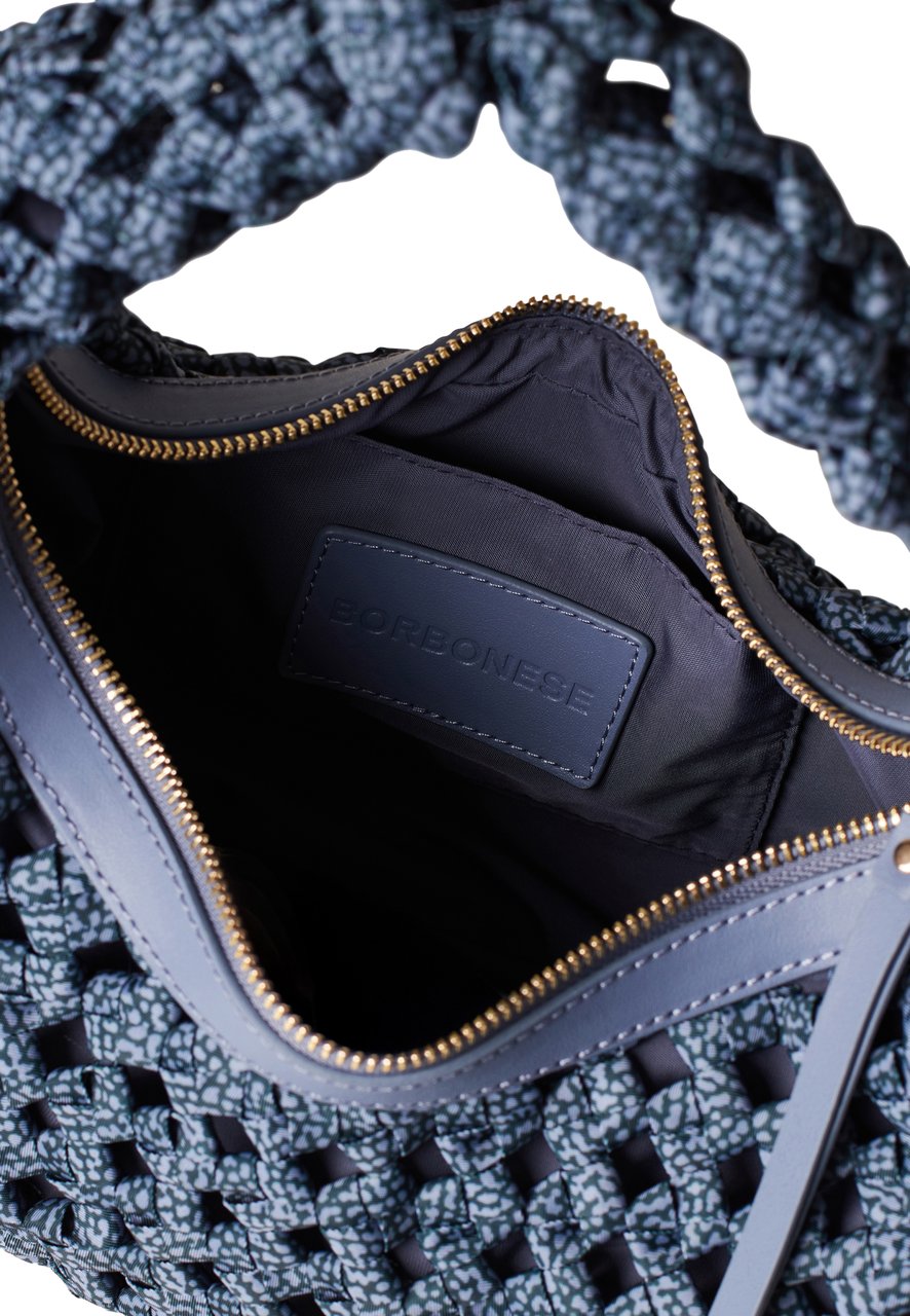 Borbonese LA NIDO HOBO MINI Blauw