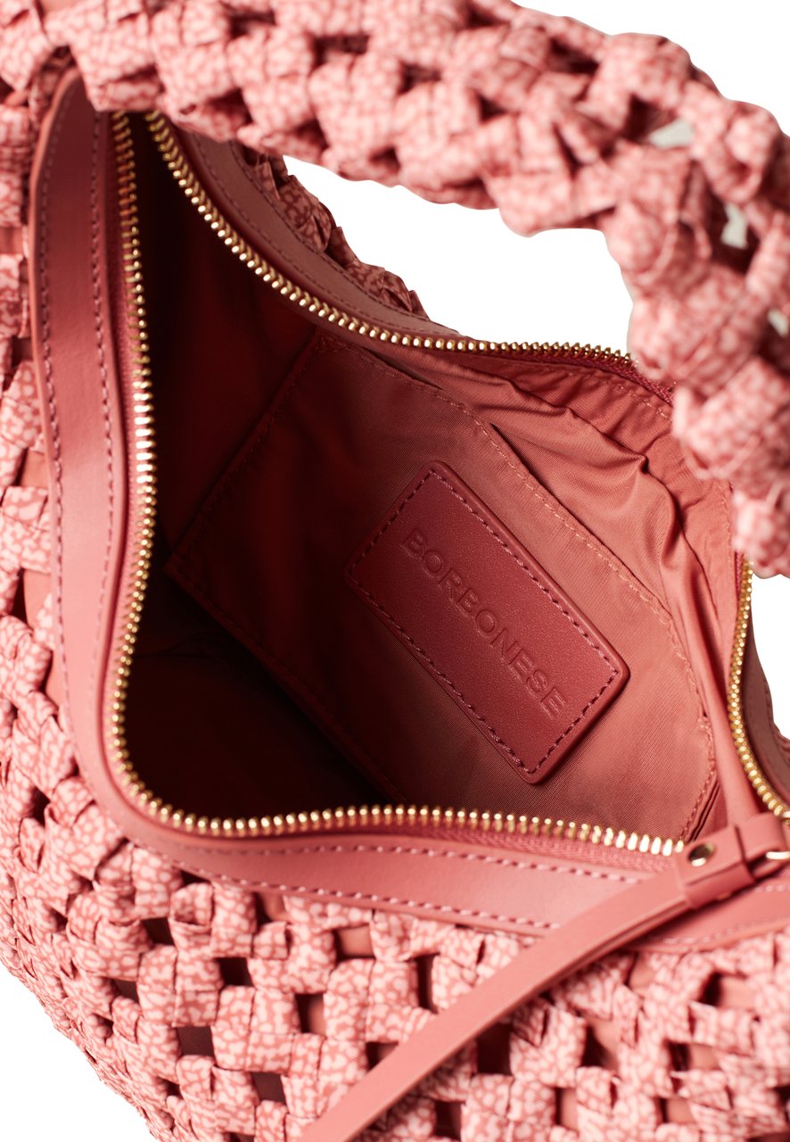 Borbonese LA NIDO HOBO MINI Roze