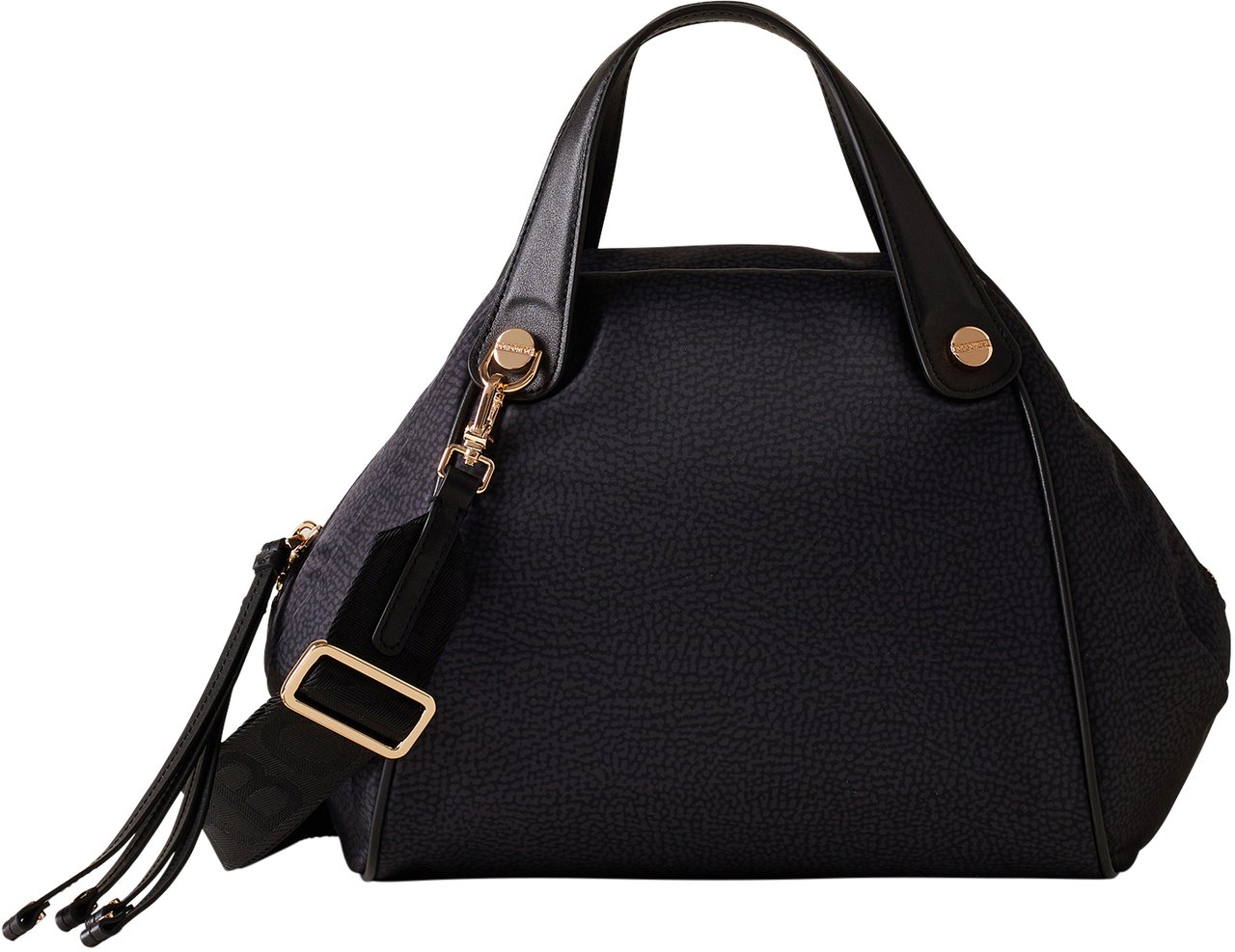 Borbonese MARIE MEDIUM DUFFLE BAG Zwart