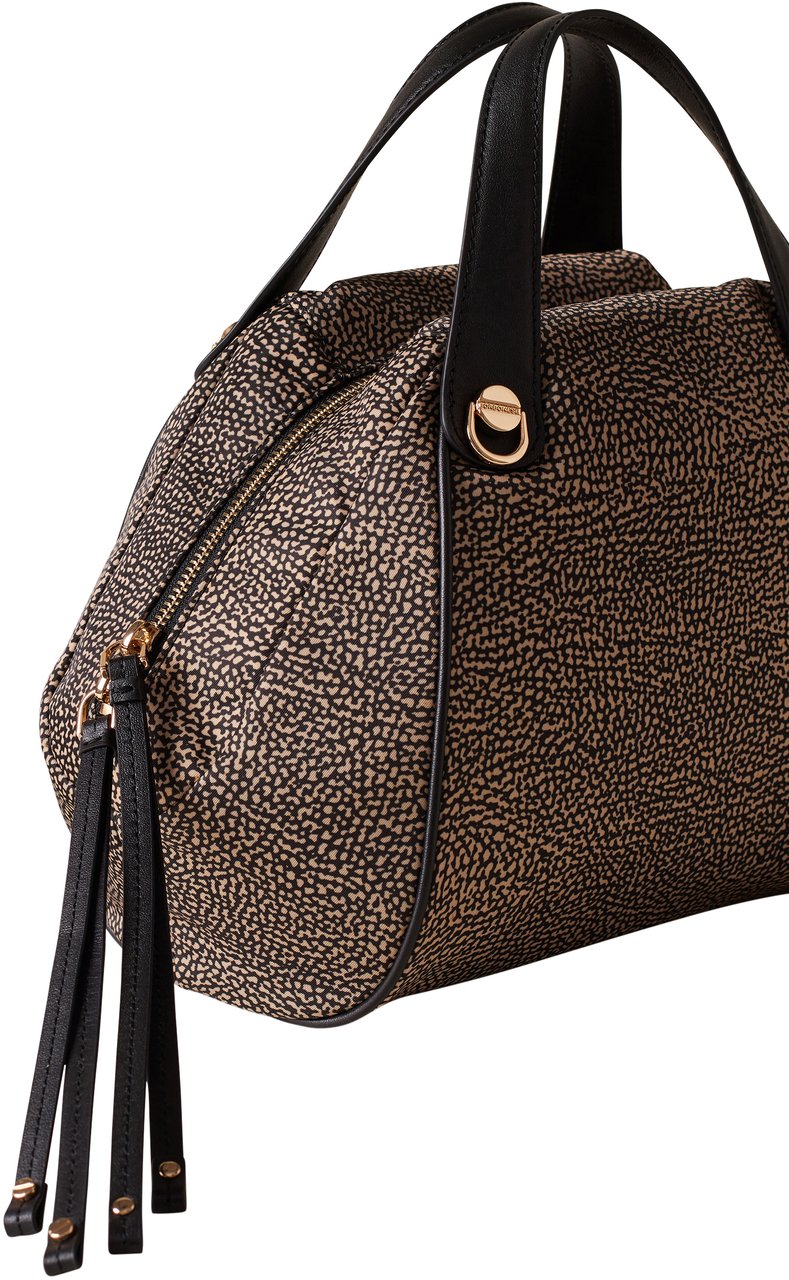 Borbonese MARIE MEDIUM DUFFLE BAG Bruin